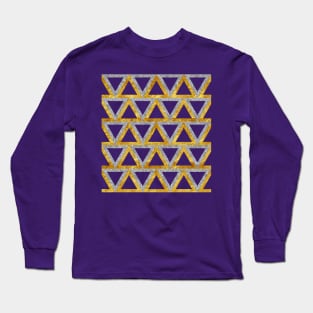 Night of the Pharaohs - Egyptian Inspired Pattern Long Sleeve T-Shirt